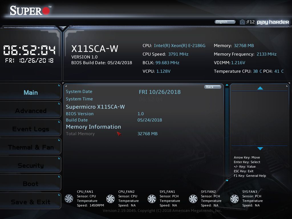 BIOS And Software - The Supermicro X11SCA-W Motherboard Review: For ...